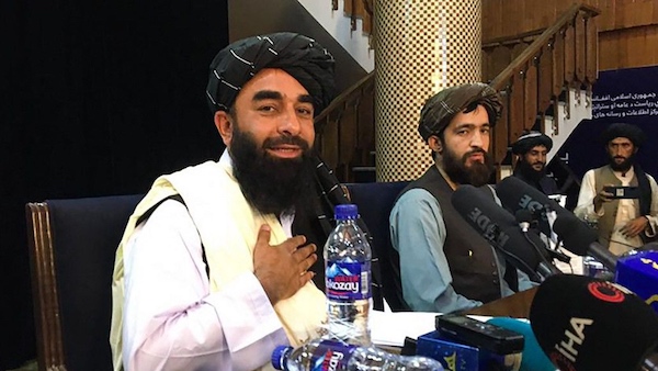 conférence de presse des talibans