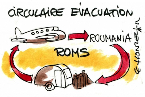 evacuation des roms circulaire