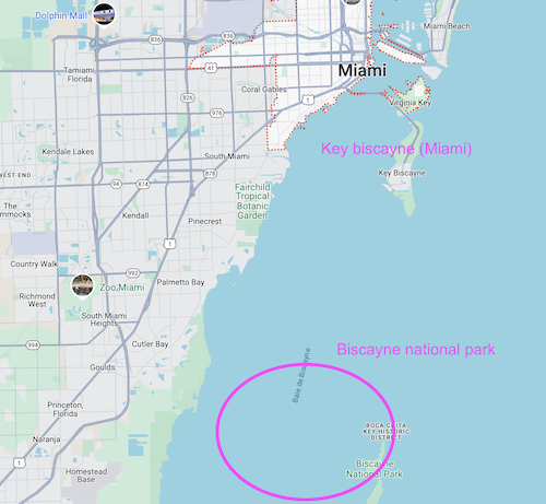 Key biscayne vs Biscayne national park