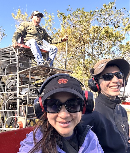 Everglades Shark Valley airboat pilote