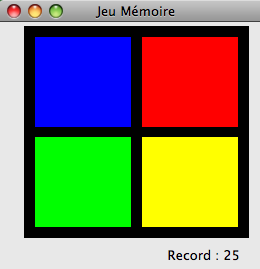 screenshot de Jeu mémoire Brain Game Cocoa Mac App
