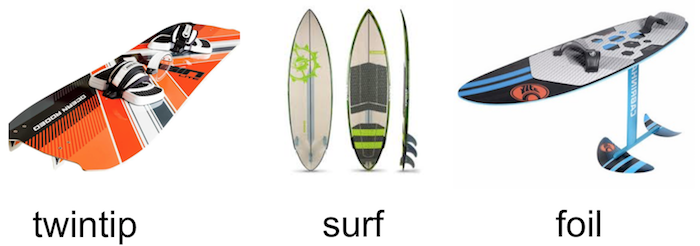 kitesurf planches twintip surf foil
